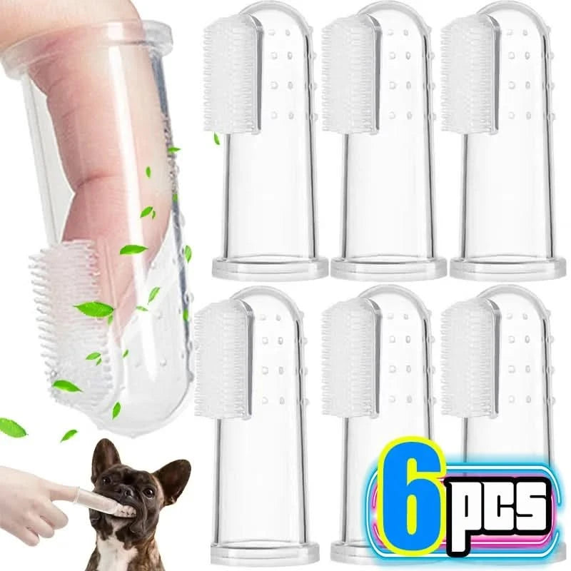 Silicone Soft Pet Finger Toothbrushes