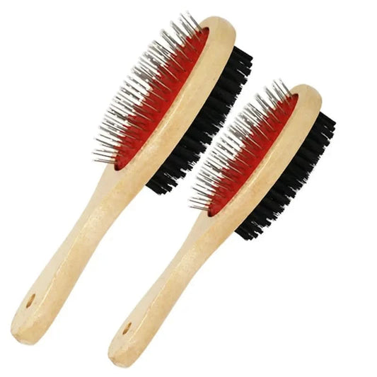 Double-Sided Pet Grooming Comb Brush