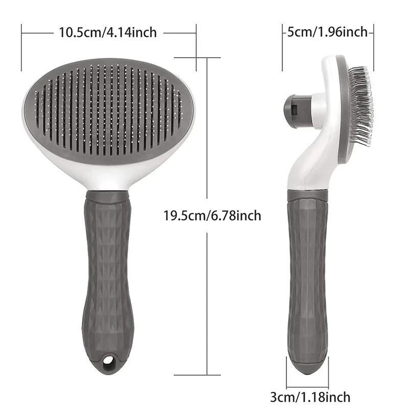 Stainless Steel Pet Hair Removal Brush