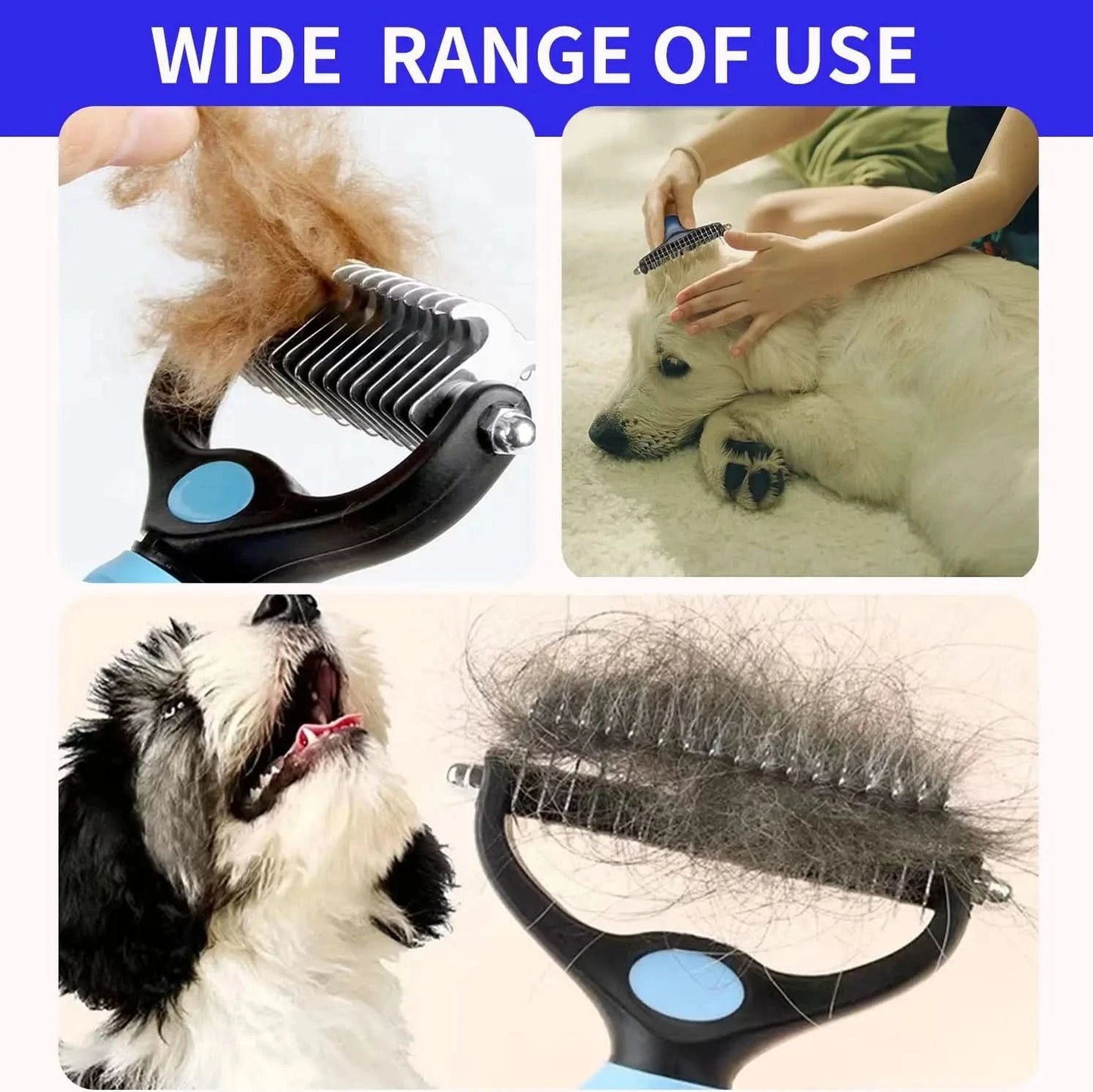 Professional Pet Deshedding Brush