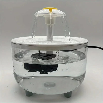 USB Electric Mute 1L Pet Water Fountain