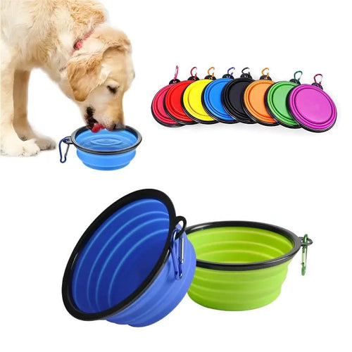 Pet Dog Collapsible Bowl