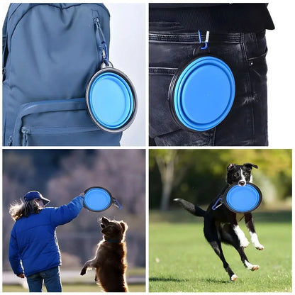 Pet Dog Collapsible Bowl