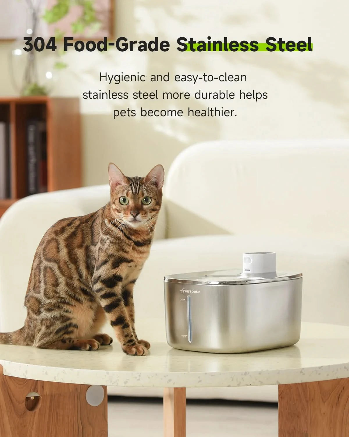 4L Wireless Cat Water Fountain